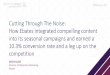 Cutting Through The Noise: How Ebates integrated ...How Ebates integrated compelling content into its seasonal campaigns and earned a ... Ebates. 3 Combining the art and science of