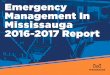 Emergency Management In Mississauga 2016-2017 ReportEmergency Management Phases Our comprehensive emergency management program is comprised of four interdependent risk based functions:
