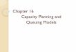 Chapter 16 Capacity Planning and Queuing Modelsendustri.eskisehir.edu.tr/ipoyraz/ENM 420/icerik/Chapter 16_edit.pdfTerminology Capacity is the ability to deliver service over a particular