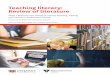 Teaching literacy: Review of literature · Review of literature Phase 1 Report for the Review of Literacy Teaching, Training ... English 30 2.3.3 Literacy progression across the school