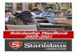 Scholarship Handbook 2020 -2021 - csustan.edu · Albert Lee Memorial Scholarship No 1 Varies Available to Economics majors Minimum GPA 3.00 Junior or Senior class level Full-time