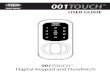 001 Touch user guide manual 27092011 - Final Artwork - Iss. C · This lock may not be used on moving doors i.e. Cars, Trains or simular applications. The lock is designed for residential
