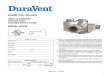 MODEL DIS3Z - DuraVentduravent.com/docs/product/DIS3Z_GreaseDuct_Submittal.pdfUL 1978 Grease Duct Listing: DuraVent Model DIS3Z is listed for continuous temperatures of 500°F and