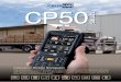 1 Spec CPL CP50 Brochure EN · 2018-01-23 · MIRROR Browser, Signature Capture, App-Lock, SOTI MobiControl, Kalipso Mobile Application Generator, Naurtech CETerm, Wavelink Emulators