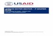 JORDAN WATER SECTOR – IT MASTER PLAN ITMP - VOLUME I.pdf · 2010-04-19 · JORDAN WATER SECTOR – IT MASTER PLAN FINAL REPORT TO USAID – AUGUST 2006 VOLUME I – RECOMMENDATIONS