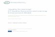 Quality for learning · 2018-05-03 · Quality for learning _ EIT Quality Assurance and Learning Enhancement Model Handbook for planning, labelling and reviewing EIT-labelled Masters