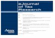 eJournal of Tax Research - UNSW Business School · eJournal of Tax Research EDITOR’S NOTE The eJournal of Tax Research is a double blind, peer review refereed journal that publishes