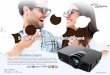 HD141X - Optoma · 2017-11-16 · Super-sized Home Entertainment HD141X entertainment projector Dynamic Black Scene Modes MHL Compatible Created for super-sized 1080p home entertainment,