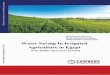 Dr. Mohamed Hassan Amer - Irrigation · 2019-03-12 · I Water Saving In Irrigated Agriculture in Egypt (Case Studies and Lessons Learned) Edited by: Dr. Mohamed Hassan Amer Dr. Sayed