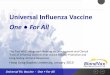 One For AllM-001 Activates Multi-Strain Cellular Immunity 16 M-001 Activates Cell Mediated Immunity (CMI) to Various Flu Antigens BVX-005: 500 mcg M-001 administered twice with interval