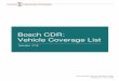 Bosch CDR: Vehicle Coverage List ... 2014 BMW 750i, 750i xDrive, 750Li, 750Li xDrive 2014 BMW 760Li 2014 BMW Active Hybrid 3, 5 & 7 (sedan) 2014 BMW ALPINA B7 (includes xDrive) 2014