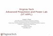 Virginia Tech Advanced Propulsion and Power Lab · edge facility dedicated to the study of jet propulsion and the internal design of gas turbine engines ” Mission Statement. Groundbreaking