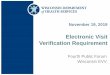 Electronic Visit Verification RequirementNov 19, 2019  · November 19, 2019 Electronic Visit Verification Requirement Fourth Public Forum Wisconsin EVV . ... Mobile app No No Yes