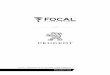 FOR · FOCAL and PEUGEOT wanted to redefine the codes of Hi-Fi car audio together by offering unique and unprecedented sounding performances, following the Focal Listen Beyond motto…