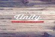 A PrActice of christiAn Unity - Christian Reformed Church ... A Practice of Christian Unity.pdf · uniTy anD hospiTaliTy (10 minutes) This series of Bible studies focuses on the relationship