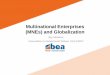 Multinational Enterprises (MNEs) and Globalization · Multinational Enterprises (MNEs) and Globalization. Ray Mataloni. Presentation to Goldschmidt Fellows 01/11/2017. ... “At some