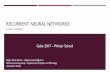Recurrent neural network - SINTEF 2017-01-18¢  THE RECURRENT NEURAL NETWORK A recurrent neural network