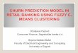 CHURN PREDICTION MODEL IN RETAIL BANKING …translectures.videolectures.net/site/normal_dl/tag=30748/...CHURN PREDICTION MODEL IN RETAIL BANKING USING FUZZY C-MEANS CLUSTERING Džulijana