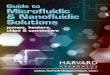 Guide to Microfluidic & Nanofluidic Solutions...Guide to Microfluidic & Nanofluidic Solutions pumps, heaters, chips & connectors TableofContents phone508.893.8999•emailtechsupport@harvardapparatus.com•web