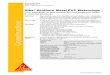 Where to Use Advantages Construction - Brock White · Construction Sika® Southern Metal PVC Waterstops Product Data Sheet Edition 04.2013/v1 Sika® Southern Metal PVC Waterstops