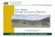 1191.67 Ac. Kings Canyon Ranch - Pearson Realty · 2013-09-11 · KINGS CANYON RANCH 1,191.67± Acres $2,685,000 ($2,250/ac.) LOCATION: The north and south side of Highway 180, 1