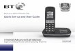 Quick Set-up and User GuideBT8500 Advanced Call Blocker Digital Cordless Phone with Answering Machine Block 100%% Nuisance Calls up to C a l Gua r d i a n Block up to 100% of Nuisance