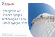 Synergies in Air Liquide’s Syngas Technologies & Low ... · Tomorrow: HP ATR based MegaMethanol Plant 10,000 mtpd methanol capacity in a single train. 12 October 2019 AIR LIQUIDE,