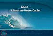 About Submarine Power Cables - Amazon Web Servicescdn-src.tasmaniantimes.com.s3.amazonaws.com/files/... · deep-water types (example shown above left) to 4.8 kg/m for cables with