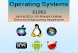Operating Systems Based on book slides: Silberschatz, Galvin and Gagne, Operating System Concepts