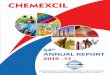 54th ANNUAL REPORT 2016 -17 - Chemexcilchemexcil.in/uploads/files/CHEMEXCIL_AR_2016_-17_Final.pdf · Intermediates, Basic Inorganic & Organic Chemicals, Including Agrochemicals, Soaps,