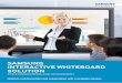 SAMSUNG INTERACTIVE WHITEBOARD SOLUTION · solution in an all-in-one package Samsung Interactive Whiteboard(IWB) Solution includes everything needed to transform business presentation