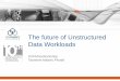 The future of Unstructured Data Workloads · Cloud Orchestration PaaS Private & Public IaaS Multi-Service Broker DaaS SaaS STaaS ITaaS Infrastructure Apps Workloads Services Business