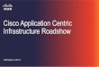 Cisco Application Centric Infrastructure Roadshow...• The configuration of the SPAN aggregator switch becomes “interesting” • What if you need two SPAN aggregator switches?