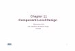 Chapter 11Chapter 11 ComponentComponent--Level Design Level …swtv.kaist.ac.kr/courses/cs550-spring-09/ch11.pdf · 2012-04-03 · Overview of Ch 11. Mdli C tModeling Component-llDilevel