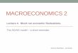 MACROECONOMICS 2 - Uniwersytet Warszawskicoin.wne.uw.edu.pl/siwinska/Lecture3a_17.pdf · Time horizons in macroeconomics The Long Run •Assumes complete price and wage flexibility