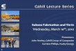 Cahill Lecture Series - Memorial University Cahill Lecture Series. Cahill Group of Companies Established
