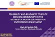 FEASIBILITY AND READINESS STUDY OF COASTAL ...competen-sea.eu/.../2018/02/UNSRAT-feasibility-report.pdfFEASIBILITY AND READINESS STUDY OF COASTAL COMMUNITY IN THE ISLANDS OF NORTH