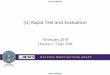 (U) Rapid Test and EvaluationThomas C. Clutz, PhD. 2 UNCLASSIFIED UNCLASSIFIED (U) Background (U) JIDO enables DoD actions to counter improvised-threats with tactical responsiveness