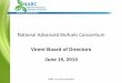 Virent Board of Directors June 15, 2010 - Department of Energy · Virent Board of Directors June 15, 2010. NABC: For Open Distribution. Biomass R&D Evolution Prior Focus Cellulosic