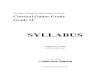 SYLLABUS Guitar Grade11 · 2018-11-10 · Yamaha Classical Guitar Grade 11 Syllabus (June. 2014) 6 IV. Accompaniment Candidates will be asked to play the accompaniment part of one