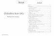 Grabadora láser OKU - Nomad Technomadtech.es/resources/manuals/Manual_OKU_A3.pdf · 2 Introducción Precauciones de seguridad − Es recomendable colocar bajo la máquina varias