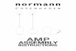 Assembly Manual Amp - Normann Copenhagen · AMP PENDANT LARGE - ASSEMBLY MANUAL 1 3 5 6 4 2. AMP PENDANT SMALL - ASSEMBLY MANUAL 1 3 5 6 4 2. AMP TABLE LAMP - ASSEMBLY MANUAL 1. SAFETY