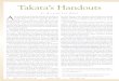 Takata’s Handouts - Reiki · accomplished healer, practicing and teaching Reiki until her passing in 1980, a period of over 40 years. This was a great accomplishment, as her work