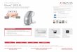 Pure 312 X. · StreamLine TV With StreamLine TV, the TV signal is directly streamed into Pure 312 X hearing aids. StreamLine Mic The StreamLine Mic enables hands-free audio streaming