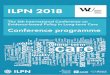 ILPN2018: Scientific and Organisational Committee...ILPN2018: 5th ILPN Conference – 10‑12 September 2018 – WU Vienna 1 Dear Colleagues, On behalf of the Scientific and Organising