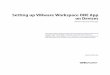 Setting up VMware Workspace ONE App on Devices - VMware AirWatch and added to the AirWatch settings