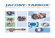 JACOBY TARBOX - Forberg Scientific Inc RELIANCE... · B 31.1 1. ASME BPE BioProce sing Equipment PED Compliance…“Out of the Box” JACOBY•TARBOX® 100 years ofA Quality! •Increase