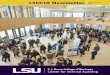 LSUCIA Newsletter Volume IV, Issue I 2016studying for the CIA exam,” Meadors said, regarding taking the CISA exam. “LSUCIA provided me with all of the study materials I needed