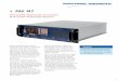PAE M7 - Fabulous System · PAE M7 V/UHF software deﬁned multimode radios deliver outstanding communications performance for ﬁxed site, naval and transportable applications. Providing