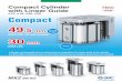 ø25 Compact - SMC株式会社ca01.smcworld.com/catalog/New-products-en/mpv/es20-236-mxz/data/es20-236-mxz.pdfWidth Depth 1 Compact Cylinder with Linear Guide MXZ Series. ... Application